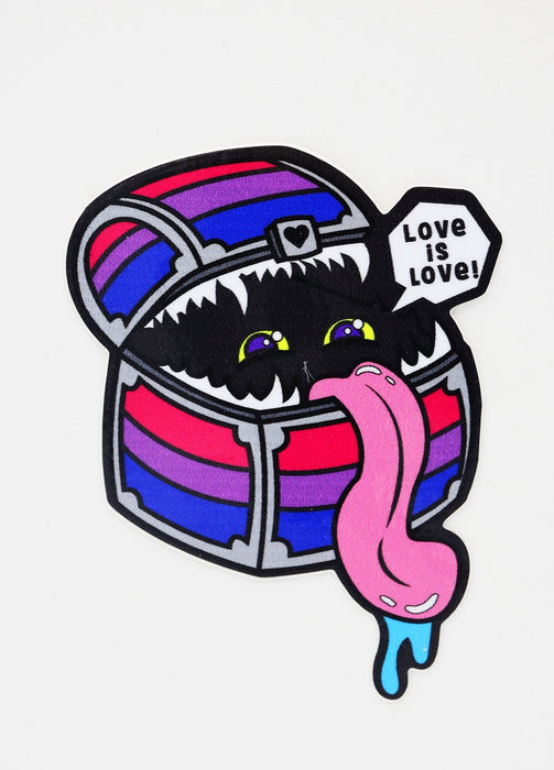 Pride Mimic Sticker: Bisexual - for just $3! 