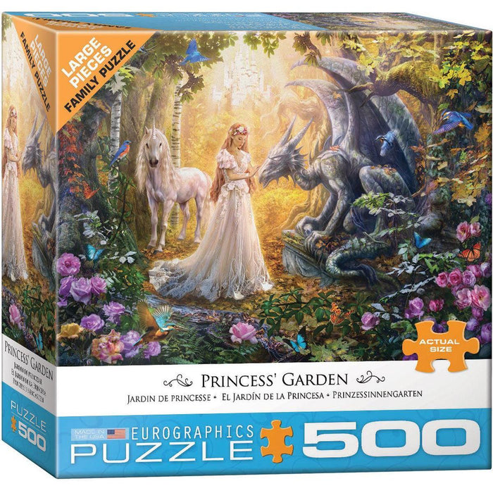 Princess' Garden 500 Piece Jigsaw Puzzle Eurographics - for just $17.99! 