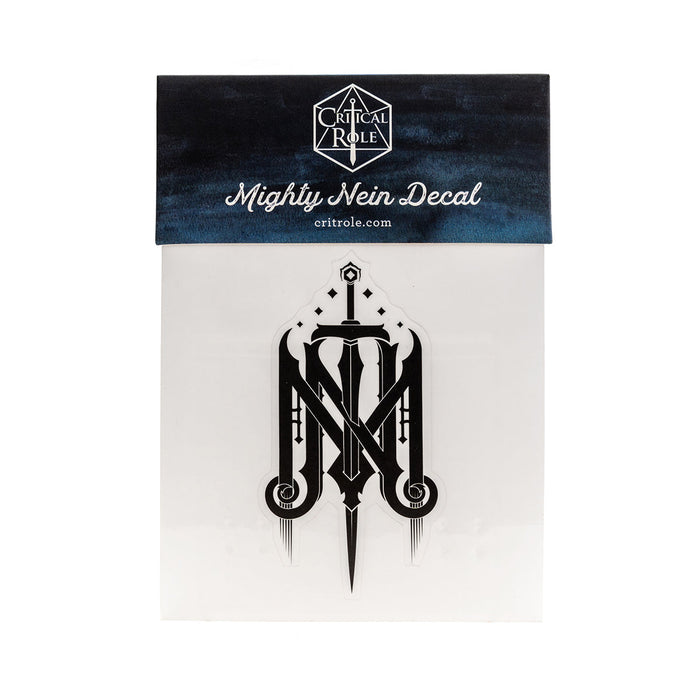 Critical Role: Mighty Nein Crest Decal - for just $3.99! 