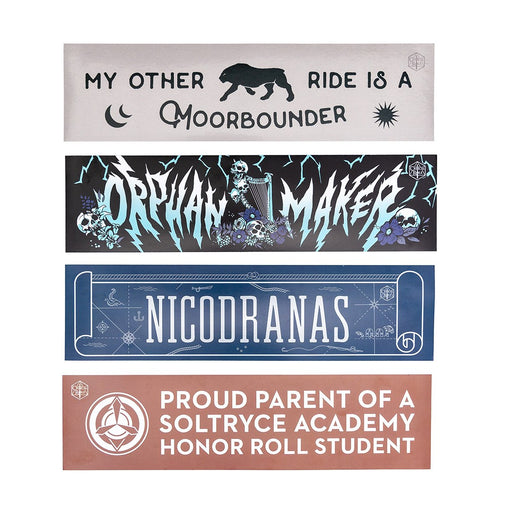 Critical Role: Mighty Nein - Bumper Sticker 4-Pack Set - for just $8.99! 