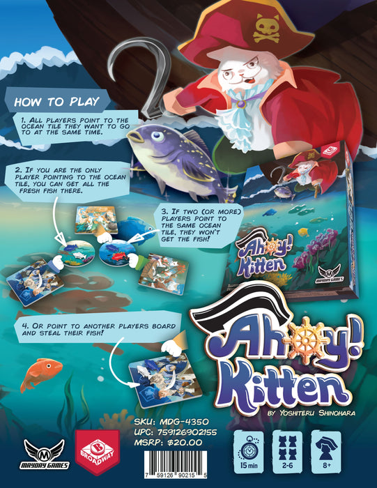 Ahoy Kitten 2-6 Player Casual Game - for just $18! 