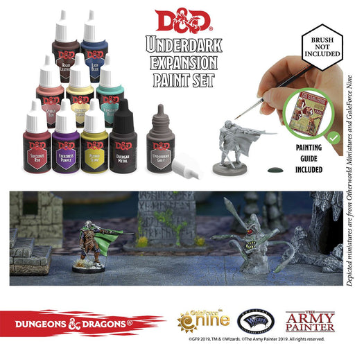 The Army Painter - D&D - Nolzur's Marvelous Pigments - Underdark Paint Set & Miniature - for just $24.99! 