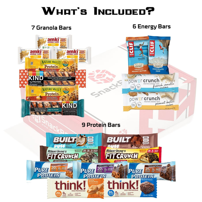 The Builder's Protein Care Package (20 Snacks) - for just $43.99! 