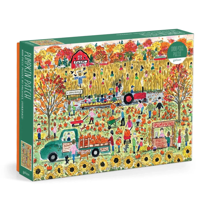Pumpkin Patch 1000 Piece Jigsaw Puzzle Galison - for just $19.99! 