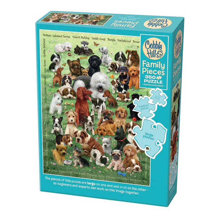Puppy Love 350 Piece Family Jigsaw Puzzle Cobble Hill - for just $17.99! 