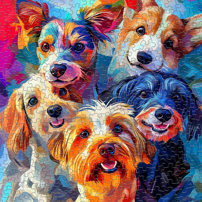 Puppy Rainbow 500 Piece Jigsaw Puzzle Springbok - for just $17.99! 