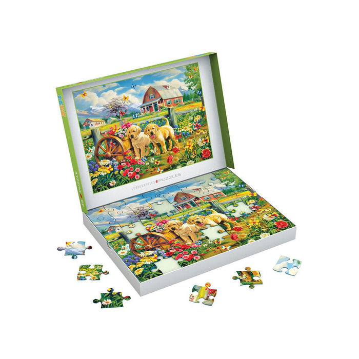 Puppy Spring 48 Connecting Pieces Jigsaw Puzzle Eurographics - for just $19.99! 