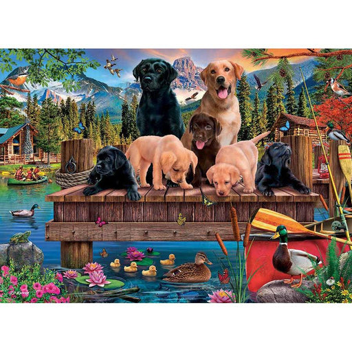 Pups & Ducks 350 Piece Family Jigsaw Puzzle Cobble Hill - for just $17.99! 