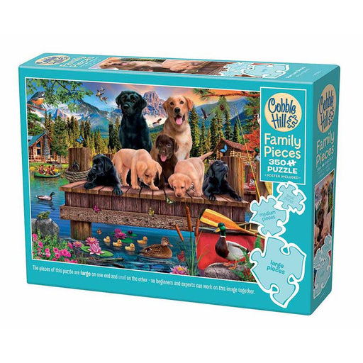 Pups & Ducks 350 Piece Family Jigsaw Puzzle Cobble Hill - for just $17.99! 