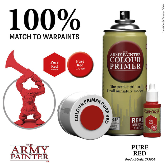 Army Painter Colour Primer: Pure Red - for just $17.99! 