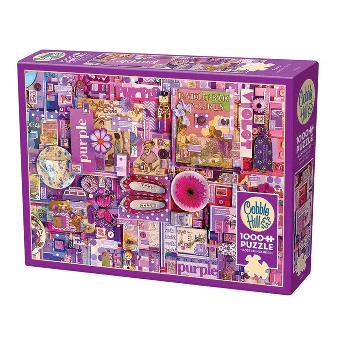 Purple 1000 Piece Jigsaw Puzzle Cobble Hill - for just $19.99! 