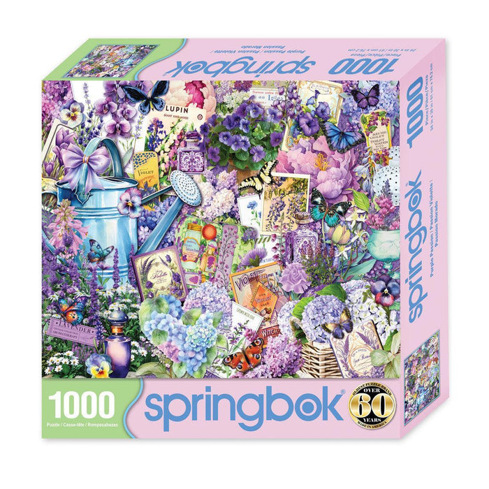 Purple Passion 1000 Piece Jigsaw Puzzle Springbok - for just $19.99! 