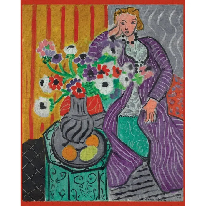 Purple Robe & Anemones by Henri Matisse 1000 Piece Jigsaw Puzzle Pomegranate - for just $24.99! 
