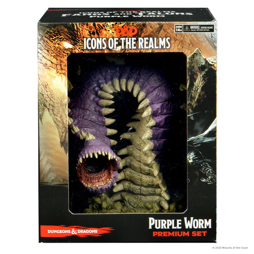 D&D: Icons of the Realms - Fangs and Talons - Purple Worm Premium Set - for just $49.99! 