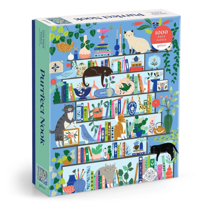 Purrfect Nook 1000 Piece Jigsaw Puzzle Galison - for just $19.99! 