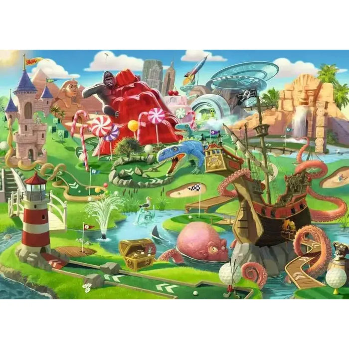 Putt Putt Paradise 500 Large Piece Jigsaw Puzzle Ravensburger - for just $24.99! 