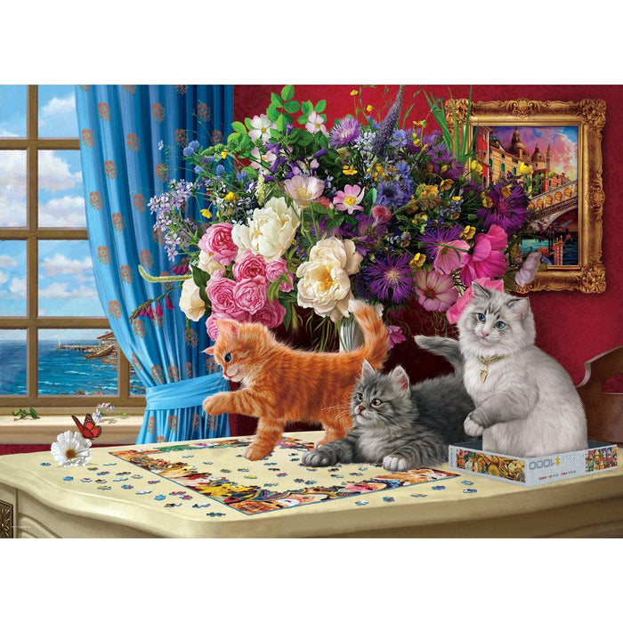 Puzzling Cats 1000 Piece Jigsaw Puzzle Eurographics - for just $19.99! 