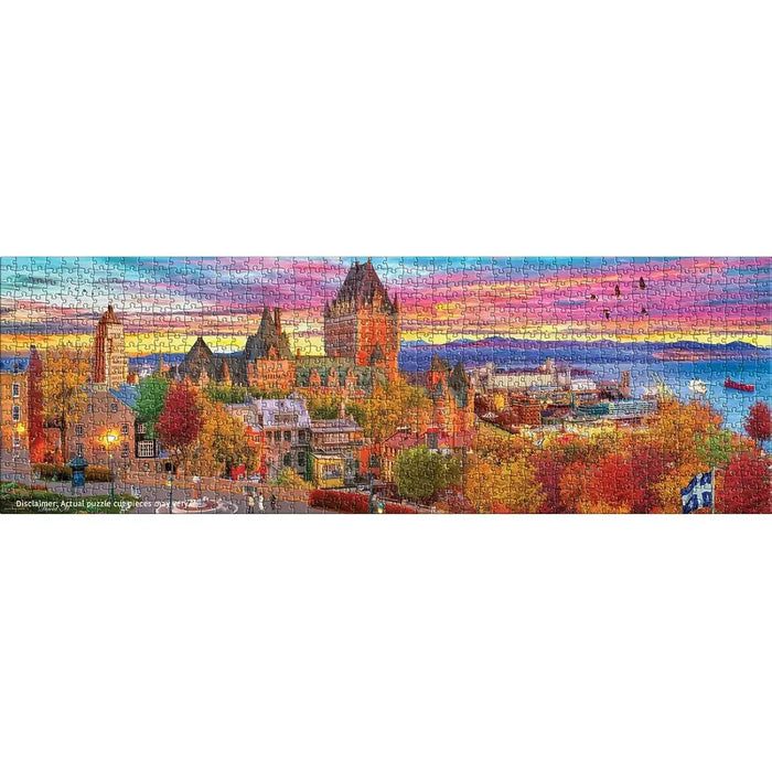 Quebec City 1000 Piece Panoramic Jigsaw Puzzle Eurographics - for just $21.99! 
