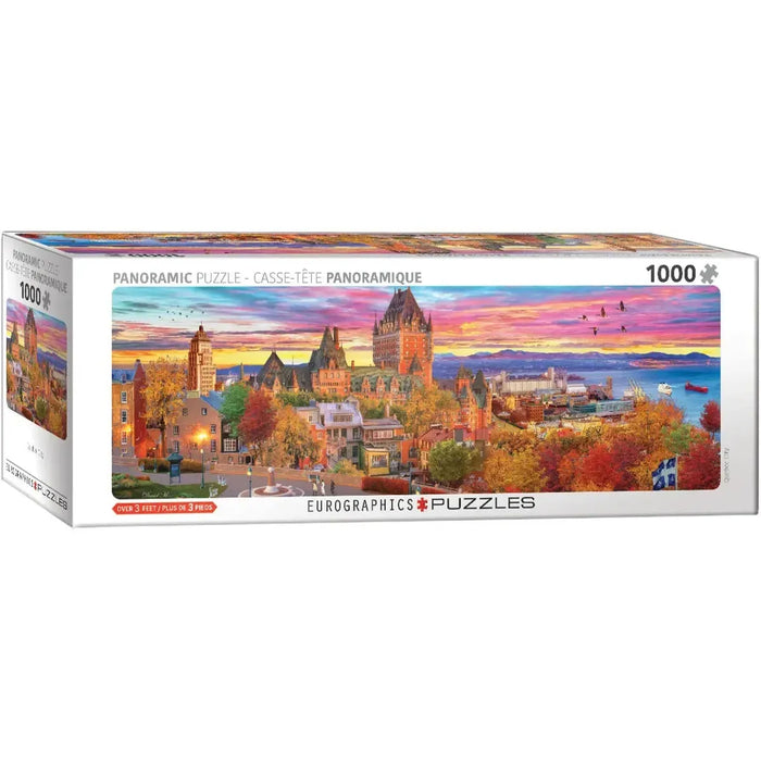 Quebec City 1000 Piece Panoramic Jigsaw Puzzle Eurographics - for just $21.99! 