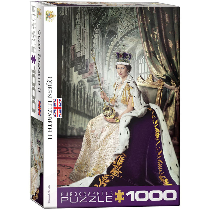 Queen Elizabeth II 1000 Piece Jigsaw Puzzle Eurographics - for just $21.99! 