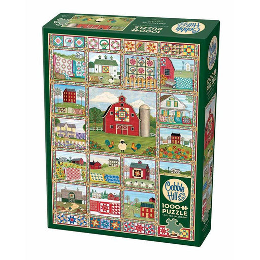Quilt Country 1000 Piece Jigsaw Puzzle Cobble Hill - for just $19.99! 