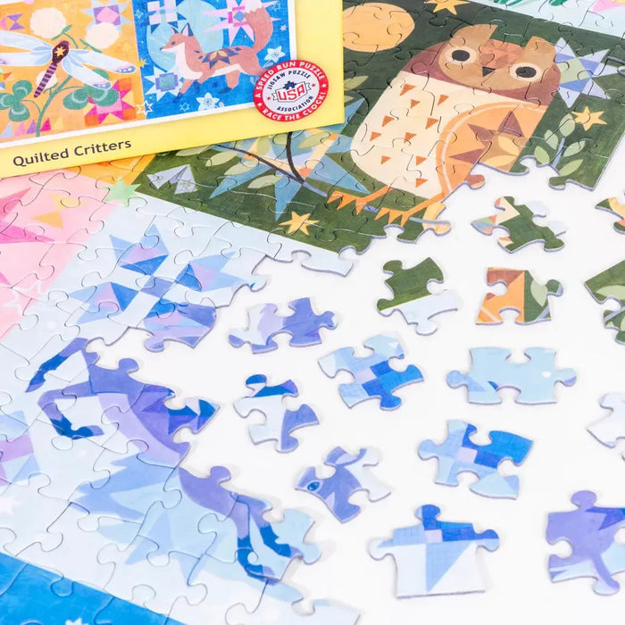Quilted Critters "Mixed Up" 500 Piece Jigsaw Puzzle PuzzleTwist - for just $25.99! 