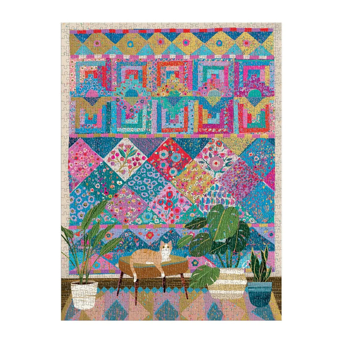 Quilter's Corner 1000 Piece Jigsaw Puzzle Galison - for just $19.99! 
