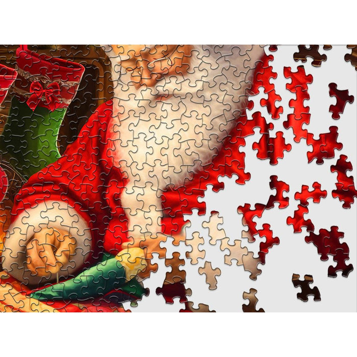 Quilting Santa 1000 Piece Jigsaw Puzzle Springbok - for just $19.99! 