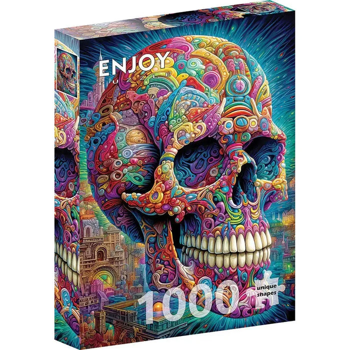 Quirky Skull 1000 Piece Jigsaw Puzzle Enjoy - for just $24.99! 