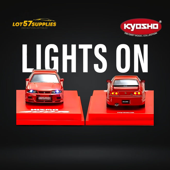 Kyosho Nismo 400R R33 Tokyo Auto Show KL 2024 Exclusive Red Light Version 1:64 - for just $69.99! 