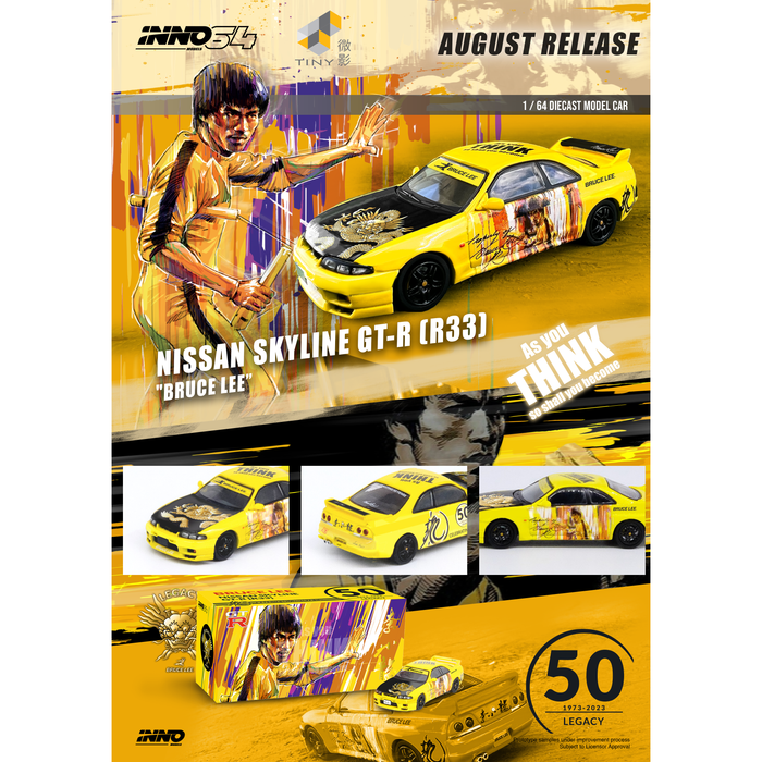 Inno64 x TINY Skyline GT-R's Series Honoring Bruce Lee's 50th Anniversary 1:64 - Premium Nissan - Just $27.99! Shop now at Retro Gaming of Denver