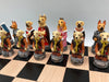 Chess Set - Cats & Dogs Resin Chessmen on Black/Maple Chest - for just $217! 