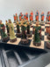 Chess Set -Robin Hood Resin Chessmen on Black/Maple Chest - for just $204! 