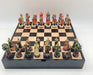 Chess Set -Robin Hood Resin Chessmen on Black/Maple Chest - for just $204! 