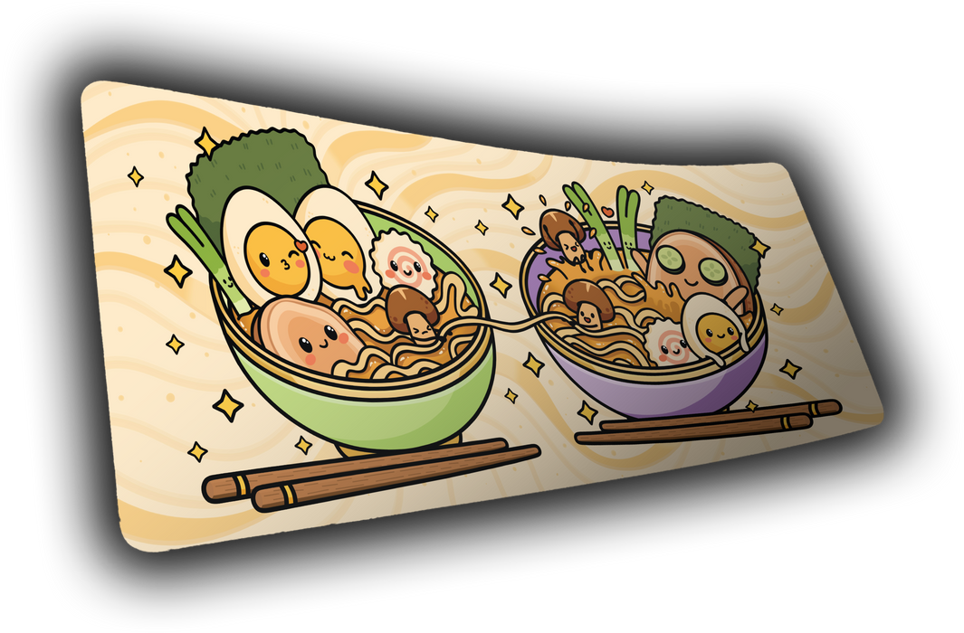 "Ramen & Friends" — Kawaii Deskmat - for just $49.95! 