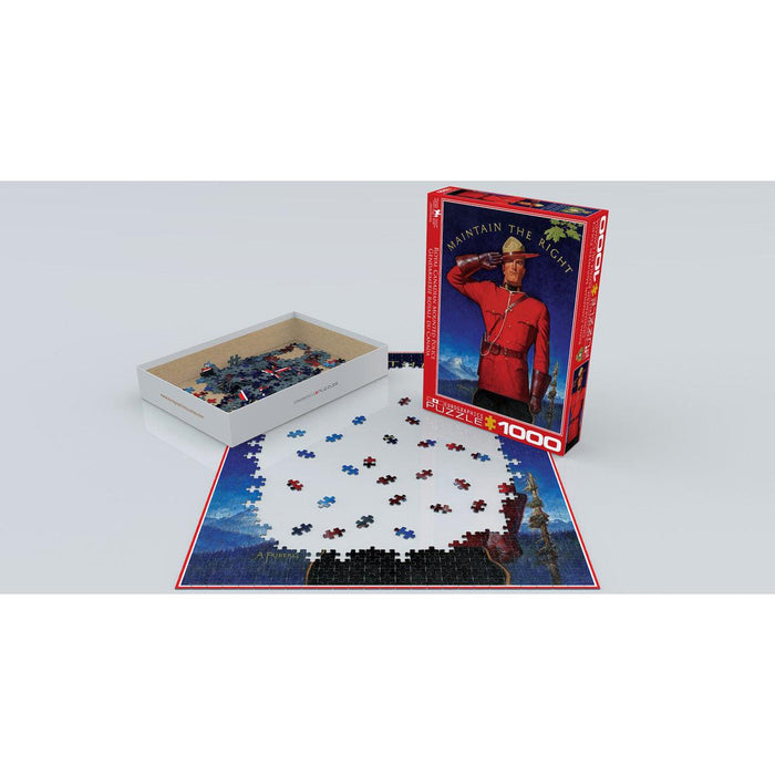 RCMP Maintain the Right 1000 Piece Jigsaw Puzzle Eurographics - for just $19.99! 