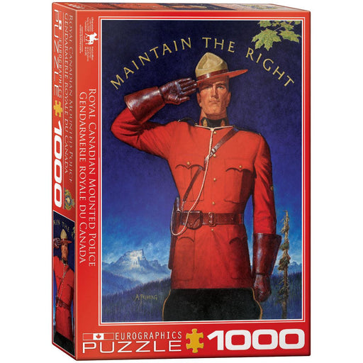 RCMP Maintain the Right 1000 Piece Jigsaw Puzzle Eurographics - for just $21.99! 