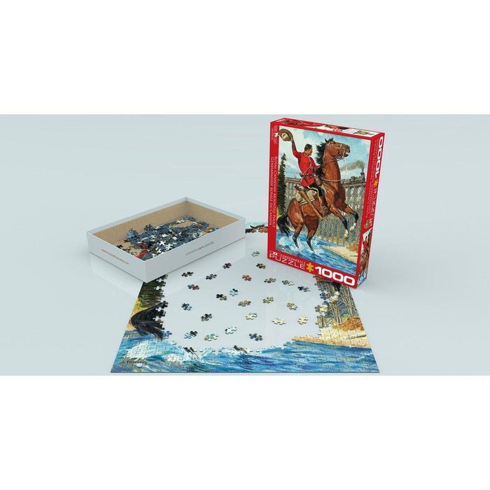 RCMP Train Salute 1000 Piece Jigsaw Puzzle Eurographics - for just $19.99! 