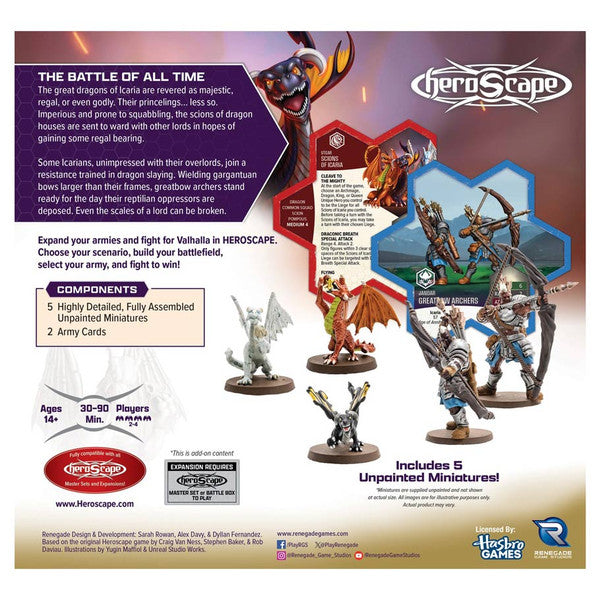 Heroscape: Age of Annihilation -  Greatbow Archers and Scions of Icaria Army Expansion - for just $40! 