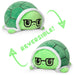 TeeTurtle Reversible Turtle: Green Glasses (Mini) - for just $16.99! 