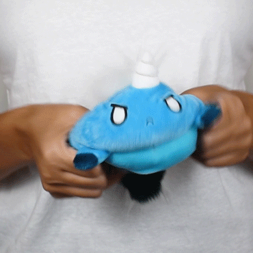 TeeTurtle Reversible Unicorn: Light Blue/Blue (Mini) - Just $16.99! Shop now at Retro Gaming of Denver