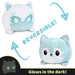 TeeTurtle Reversible Wolf: Light Blue/Celestial White Glow (Mini) - for just $16.99! 