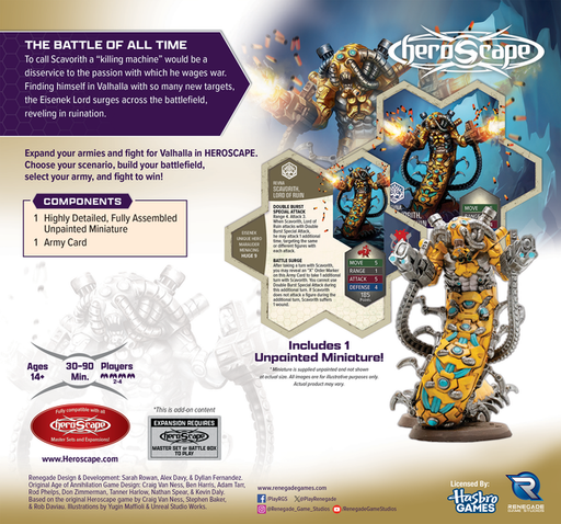 Heroscape: Scavorith, Lord of Ruin Army Expansion - for just $30! 