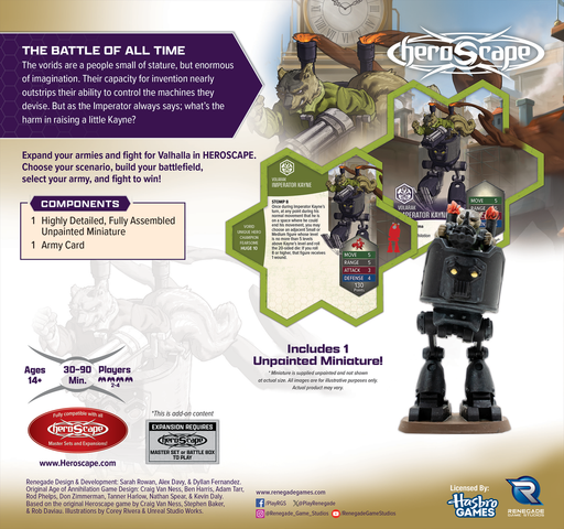 Heroscape: Imperator Kayne Army Expansion - for just $30! 