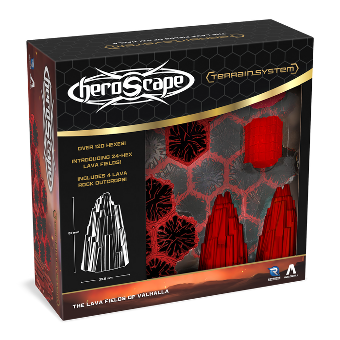 Heroscape: The Lava Fields of Valhalla Terrain Expansion - for just $70! 
