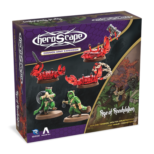 Heroscape: Molten Crustaceans & Tanuki Tricksters Common Army Expansion - for just $40! 