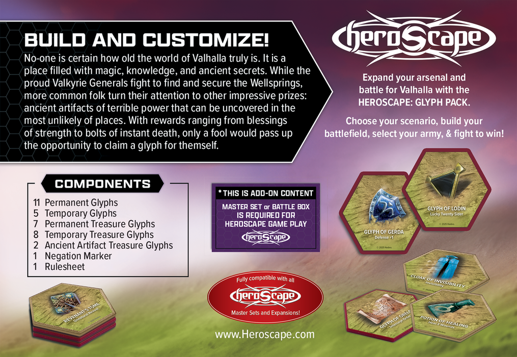 Heroscape: Glyph Pack - for just $30! 