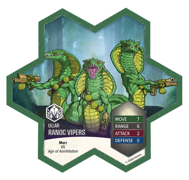 Heroscape: Age of Annihilation - Elites of Ullar & Ranoc Vipers - Common Army Expansion - for just $49.99! 