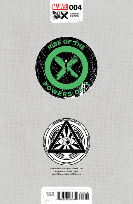 [Signed by Kaare Andrews] RISE OF THE POWERS OF X #4 UNKNOWN COMICS KAARE ANDREWS EXCLUSIVE VIRGIN VAR [FHX] [IN STOCK] - for just $40! 