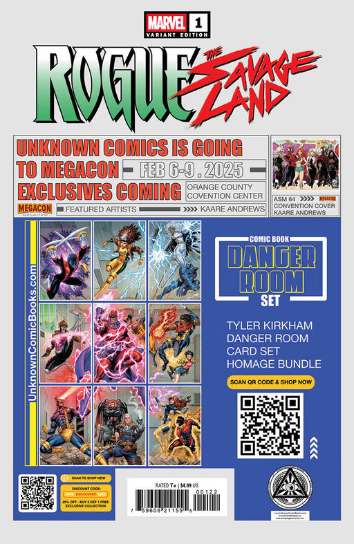 Rogue: The Savage Land #1 Unknown Comics Nathan Szerdy Exclusive Var (01/15/2025) - for just $15! 